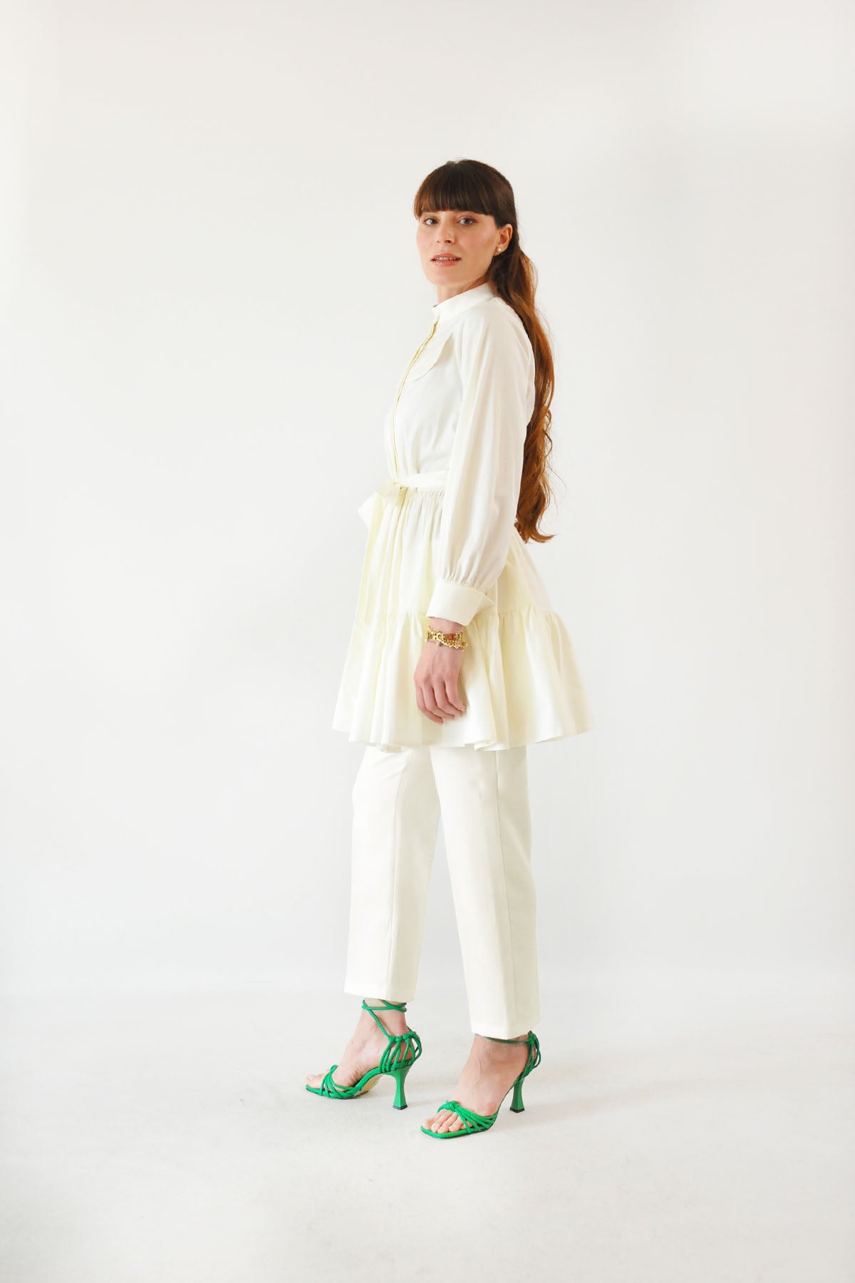 Alice Katlı Tunik - Krem