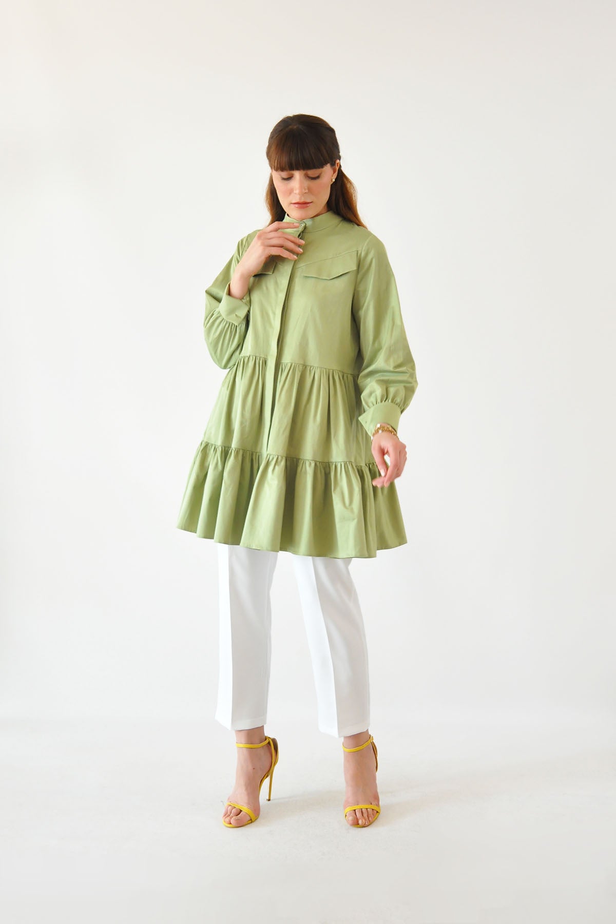 Alice Katlı Tunik - Yeşil