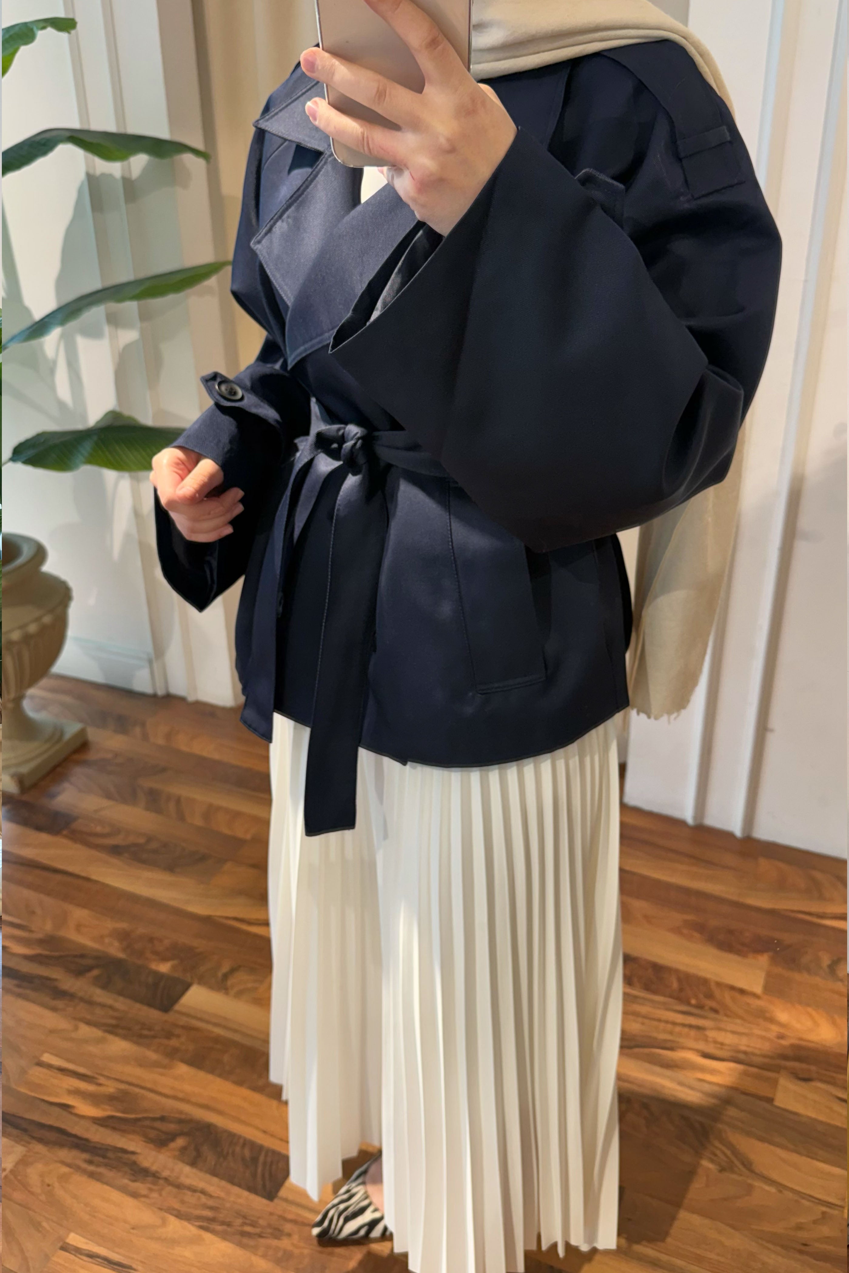 Apoletli Ceket - Lacivert