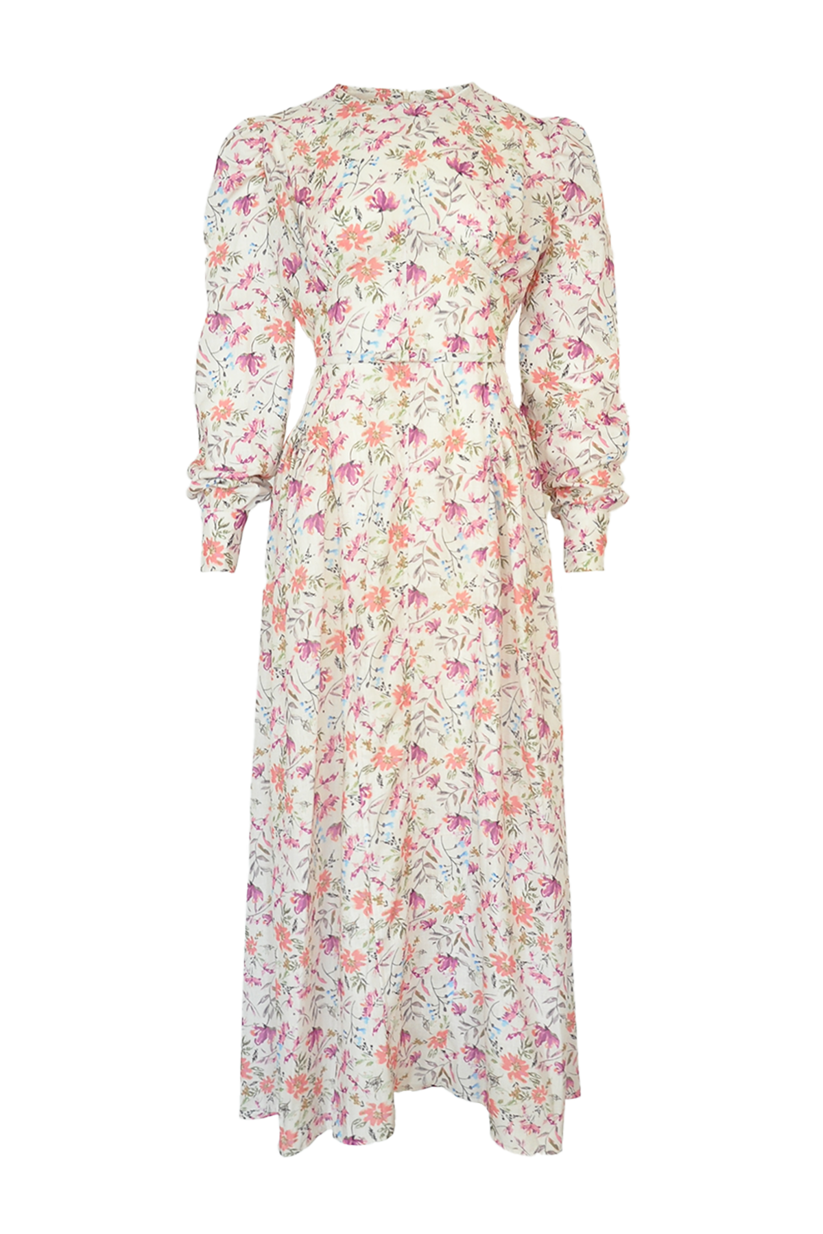 Floral Elbise - Çiçekli
