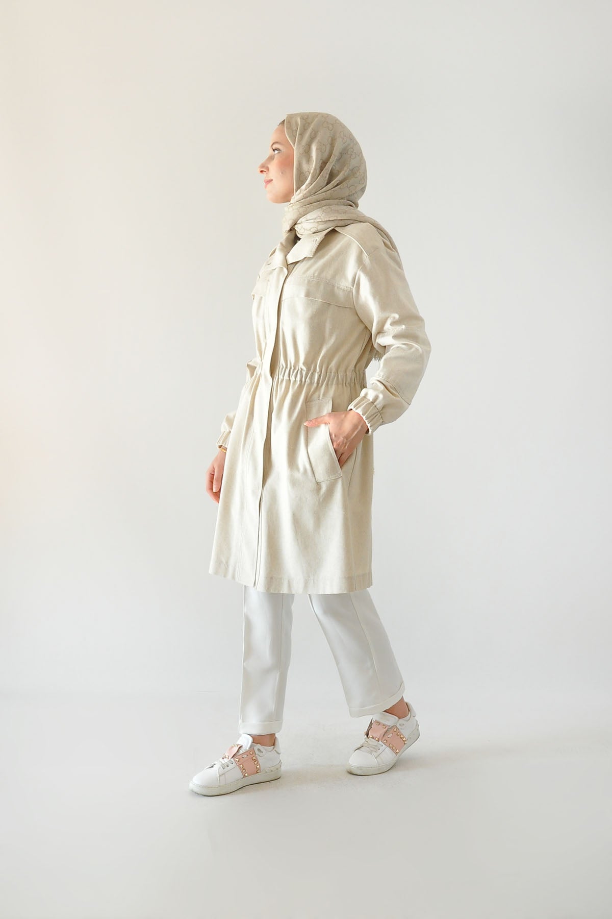 Keten Safari Kap-Taş Rengi