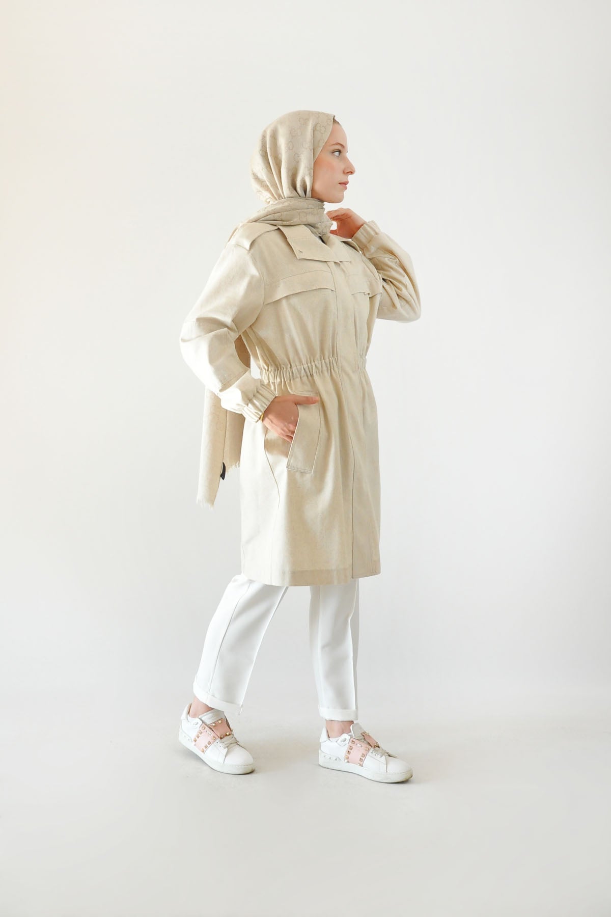 Keten Safari Kap-Taş Rengi