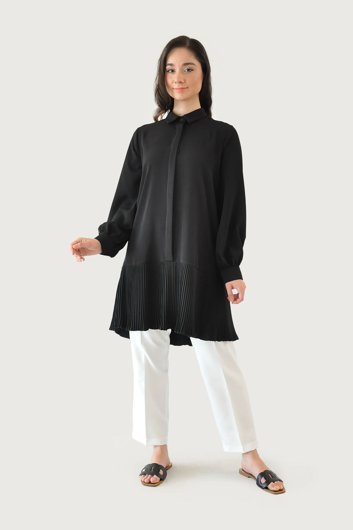 Nova Piliseli Tunik - Siyah