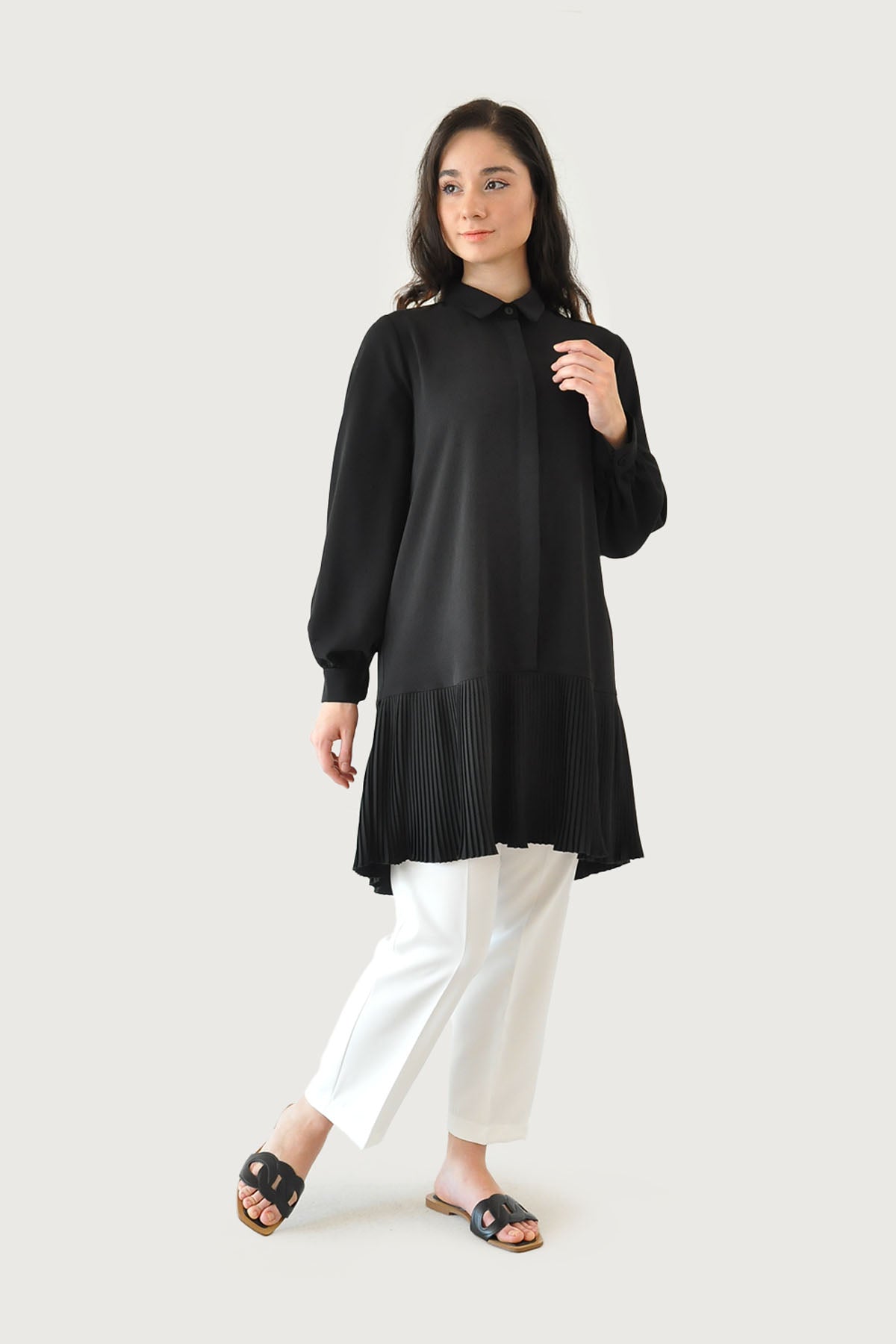 Nova Piliseli Tunik - Siyah