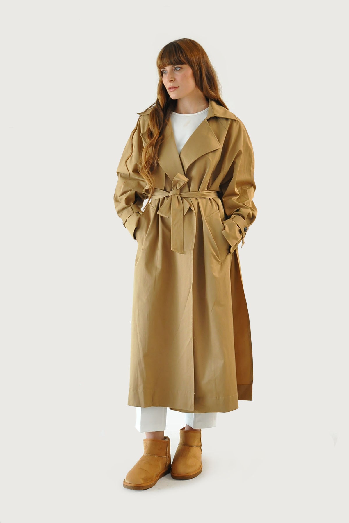 Oversize Trençkot - Camel