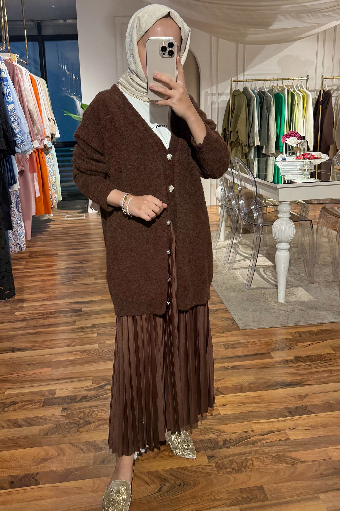 Yumoş Hırka - Kahverengi