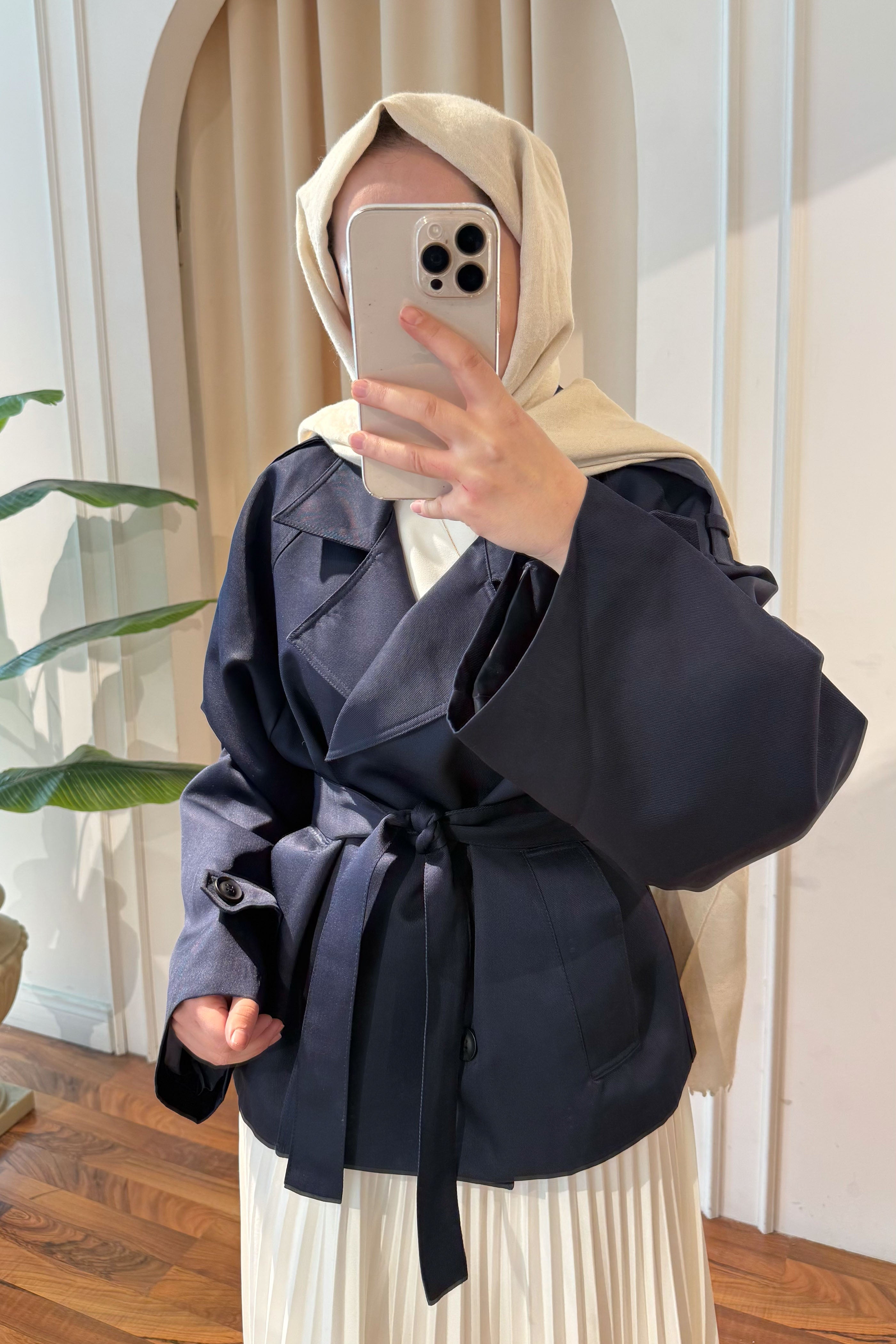 Apoletli Ceket - Lacivert